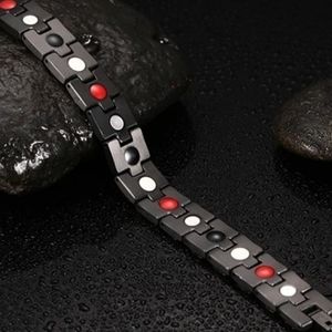 316L Stainless Steel Magnetic Therapy Bracelet Detachable Lose Weight Care Healt